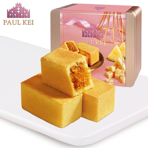 Puji [Zhenwei Cheese Pineapple Crisp 756g] Pastry and Casual Snacks Independent Packaging Souvenir Specialty Group Purchase Gift Box Puji Cheese Pineapple Crisp (Iron Box) 756g