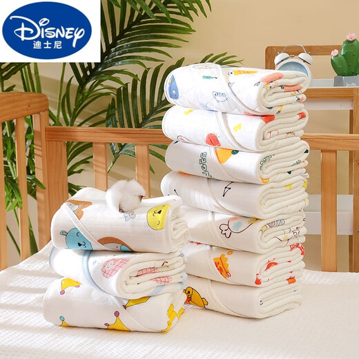 Disney Newborn Newborn Baby Quilt Newborn Baby Pure Cotton Warm Bag Quilt Cotton Bag Single Thickened Swaddle Candy Rabbit Comes with Hat and Belt