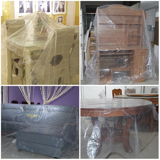 Five Brothers plastic film greenhouse film thickened transparent windproof and rainproof cloth household flower shed cold-proof film thickened 16 silk 2*2 meters