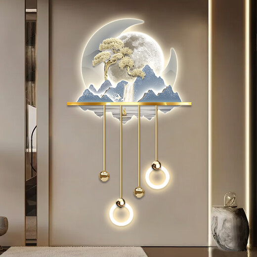 Dibujo de la luz de lujo de luz moderna de la ciudad, pintura de decoración luminosa, corredor tridimensional, pintura de luz de pared LED LED de extremo del corredor, nueva pintura de paisaje chino, ZP3881 [Fulu Jinshan] Tamaño total: 70*115cm Pintura de luz LED LED (modelo de metal de 220V Modelo + Control remoto) acrílico alto transparente + UC Fine Fine Fine Fine Fine Fine Fine Fine Fine Fine Fine Fine Fine Fine Fine Fine Fine Fine Later-In-In-In-In-¡-thugt Tug-in Later-thet-fine fish, lamp?-?-In-thug-Mibat tug-in Tuglim?-Thet, Faty de?