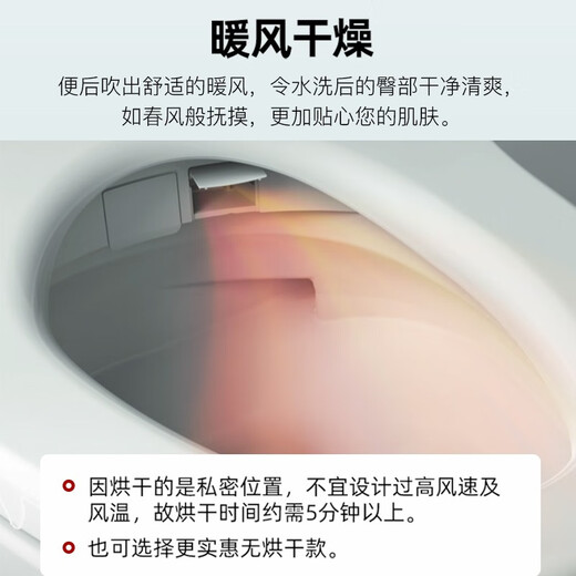 TOTO Smart Toilet Cover TCF2B910 Eau chaude Flushing Household-Silk chauffage de chauffage couvercle de toilette (03-A) amélioré 910 [Désodorisation automatique de l'air chaud supplémentaire]