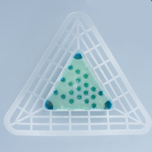 Bingyu BYQ-653 Urinal aroma block, urinary aroma cake, triangle block, toilet deodorant, toilet cleansing and anti-blocking aroma ball 2 pieces/pack * 50 packs