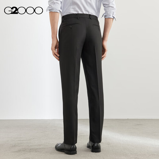 G20002025 Spring and Summer Shopping Mall same antistatic machine washable and easy to care for crisp formal suits Black 31