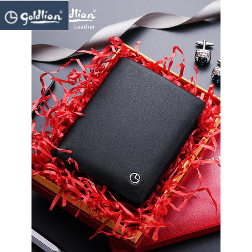 Jinlilai Wallet La billetera genuina de cuero de cuero para hombres Jefe de negocios cortos Cow Whide Hombres 2024 Modelo NUEVO [Estilo One Lychee Fake One Penalty Diez Penalización Diez