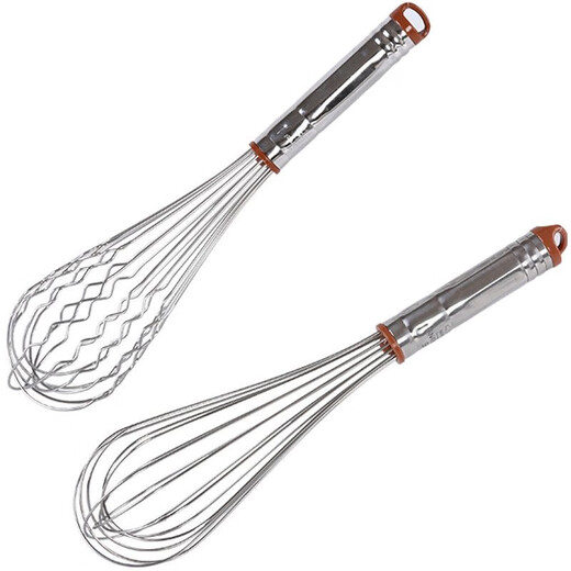 Dreierpraxis Handbuch Eierschläger 304 Edelstahl Handheld Haushaltspeitschencreme Basis Mini Egg 7 Zoll SN4882