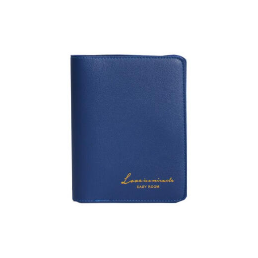 Renjuyi Nordic Life Passport Diese Paket -ID -Kartenluftticketins Internet Promi Aufbewahrung tragbarer Reisetaschen wasserdichte Pfaublau Blau