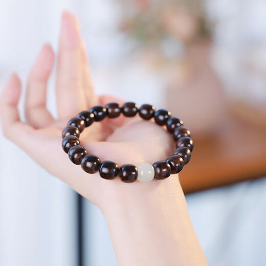 月印百川 黄花梨手串紫油梨老料佛珠手链清雅约10*10mm