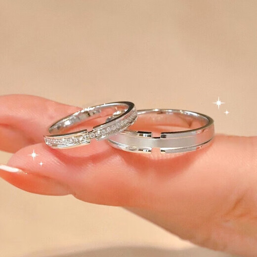 Zhou Taisheng's men's and women's models are asking for engagement and birthday gifts for girls. Default is live and closed. Contact customer service and make notes. Jianjia and Bailu platinum rings.