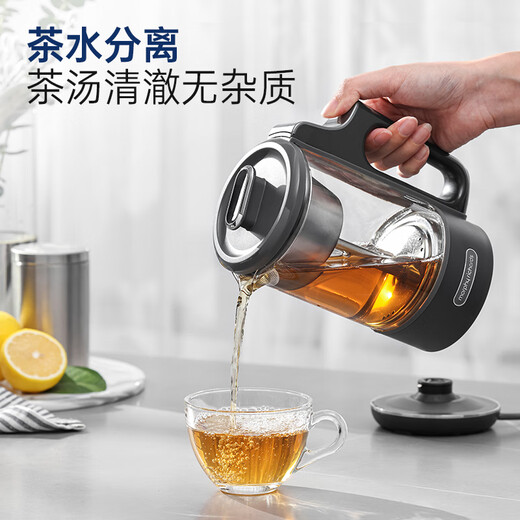 Morphyrichards National Subsidy Health Kettle Portable Mini Tea Maker Kettle Hot Water Kettle Small Office Household Multifunctional Spray Steam Tea Kettle MR6082 Gray