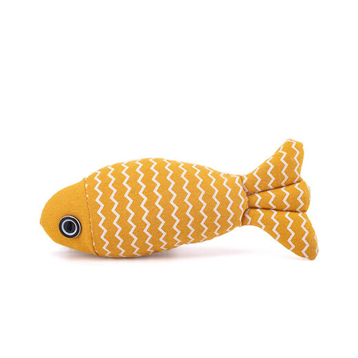 Kitten Meow Cat toys catnip pet cat relief supplies cat stick simulation fish teeth grinding and biting resistant catnip fish [jump red]