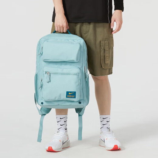 Nike (Nike) Rucksack Schoolbag 2025 Sommer Neue Herrenbeutel Frauenbeutel Travel Computerbag Modetrendtraining Rucksack CK2668-309 Der eigentliche Schalter unterliegt zu