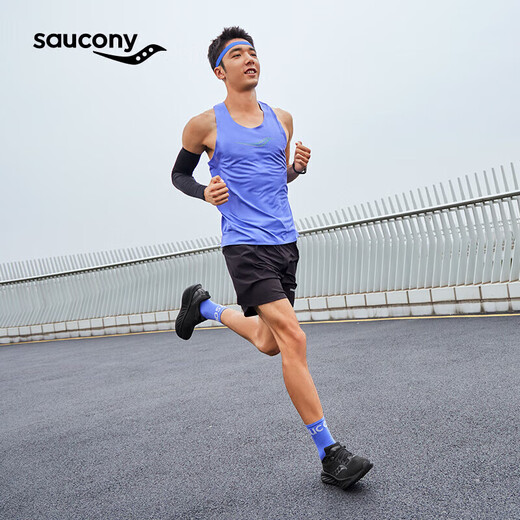 Saucony Peng Yuyan's same style Saucony TRIUMPH Victory 22SE men's running shoes, cushioning and comfortable sports, black 42