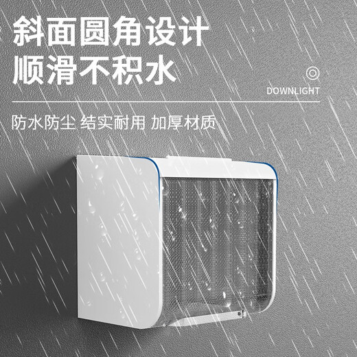 International Electrician International Electrical Switch Socket Universal Type 86 Waterproof Box Splash-proof Box Protective Cover Bathroom Toilet Socket Waterproof Cover Starry Sky Gray