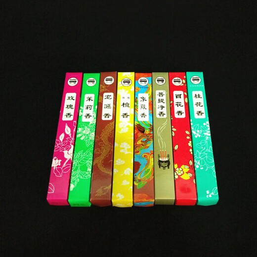 Gucheng Gucheng Fragrance Industry single-strand sandalwood incense floral rose jasmine incense hundred flowers ambergris osmanthus fragrance purifies the air single-strand sandalwood