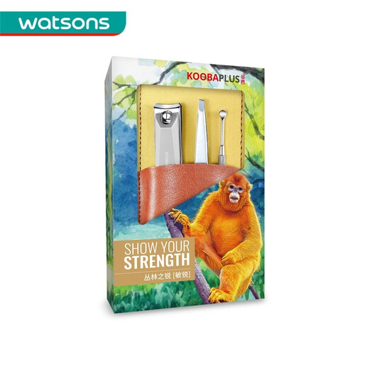 Watsons Teacher's Day Gift [Watsons] Guba Beauty Tool Ear Eyebrow Clip Nail Clip Set 3-Piece Set