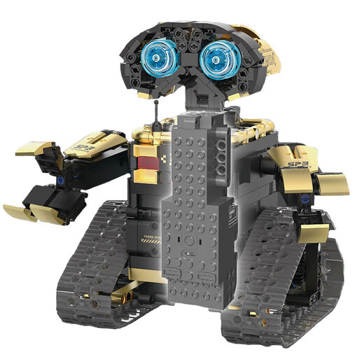 Scratch Programming Robot intelligent compatible avec les blocs de construction LEGO Puzzle Assembly Toys Gift Dade 8 ans Programmation Remote Control Walf Robot 5 Modifications [695 blocs]