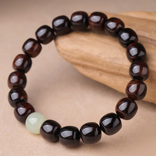 月印百川 黄花梨手串紫油梨老料佛珠手链清雅约10*10mm