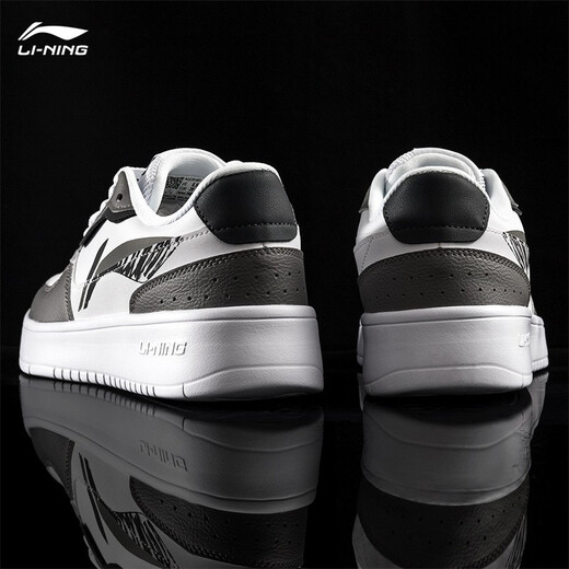 
Li Ning men's shoes for autumn 2025 new high-end men's breathable casual and versatile classic high-end appearance sneakers [Store on sale] Shark gray/standard white 42 (265mm)