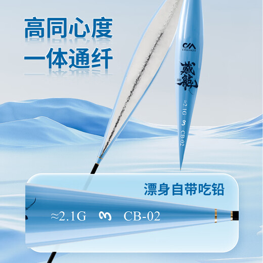 Kawasawa fishing float set high sensitivity bold eye-catching float novice crucian carp float CB06 1-3 with float box