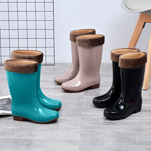 Lido Yichen Mid-tube rain boots anti-slip waterproof rubber shoes kitchen water shoes size 39 women's style