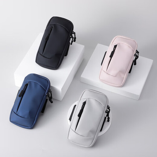 Zi Jiafu wrist mobile phone bag running mobile phone arm bag outdoor mobile phone bag men and women universal arm strap sports mobile phone arm sleeve black