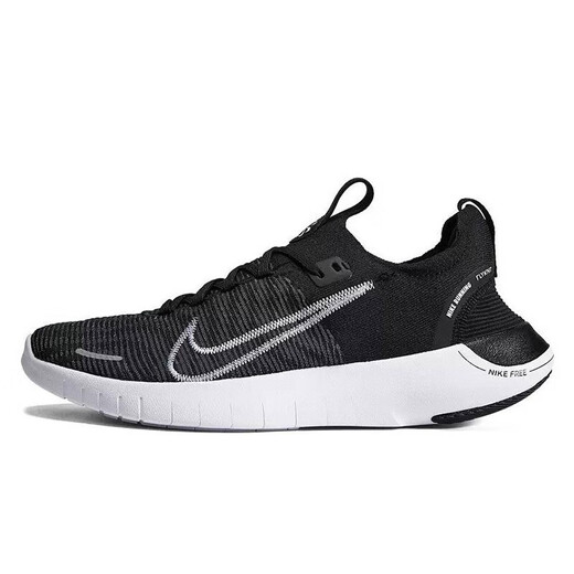 Nike Nike Men's Chaussures Nouvelles chaussures de sport Freern5.0 Barefoot Mesh Breathable Lightweight Runching Chaussures Chaussures décontractées FB1276-002 Black and White 44