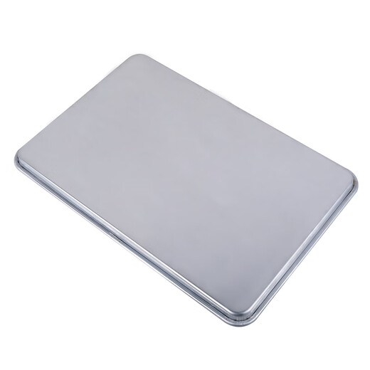 Chuang Fei Niao commercial oven pure aluminum baking pan rectangular 60*40 baking oven baking pan mold pizza bread tray 0.8 thick 60*40*3 pure aluminum baking pan weight 1.8Jin Jin equals 0.5kg