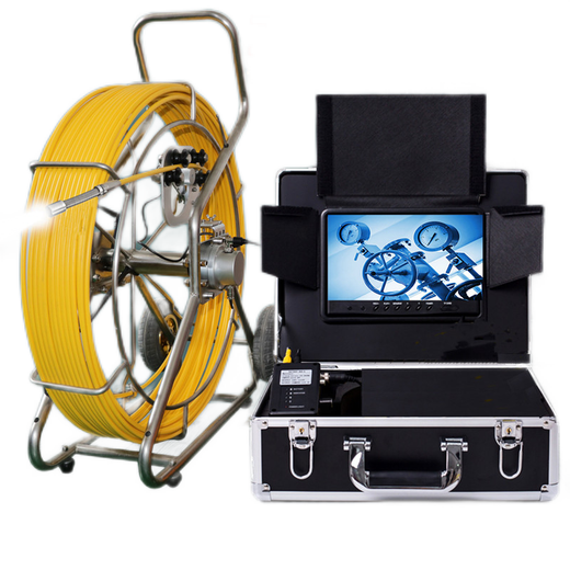SZJMLY Industrial Pipe Endoscope HD Underwater Camera Municipal Sewer Deep Well Detector 7-inch Screen Diameter 23MM Line Length 20 Meters No Video