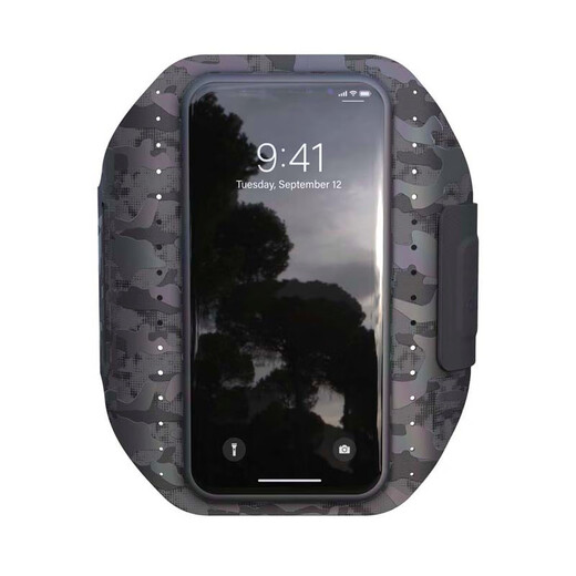 Adidas Mobiltelefon Armbag Sport laufende Sportarmarm wasserdichte, schweißdes Handgelenkstasche Dünne reflektierende Tarnung 6,5 Zoll