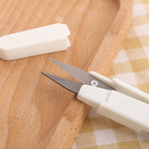 SP SAUCE SP SAUCE日本进口家用线头U型小剪刀安全剪纸十字绣纱剪工具剪纱线缝纫