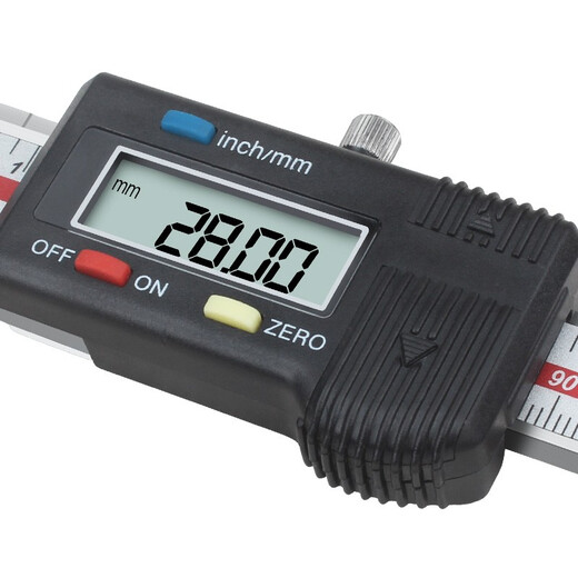 Three-volume inner groove digital display vernier caliper 10-150mm cutter head inner hole inner circle stainless steel outer groove JD047 0-200mm (outer groove)