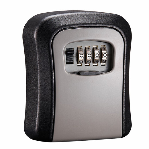 Junior code key box cat's eye box decoration key construction site anti-theft door lock temporary door installation key gray