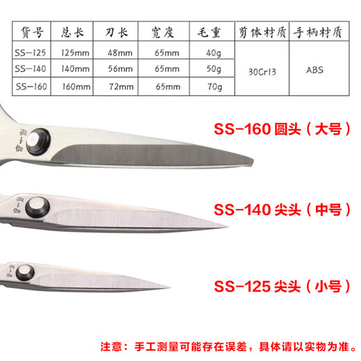 Zhang Xiaoquan stationery scissors stainless steel household scissors office small scissors pointed scissors lace scissors art scissors