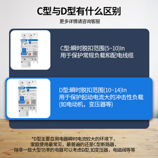 Chint D-Typ Auslaufschutzschalter Leistungsschalter NXBLE-63 Leistungstyp-Klimaanlage mit Auslaufschutz 63A 32A 3P