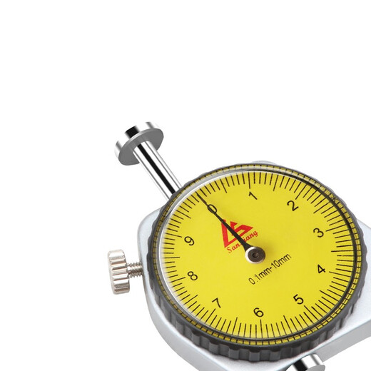 Three-quantity thickness measuring instrument thickness gauge high-precision digital display thickness gauge measuring thickness gauge thickness ruler JD066 0-20mm flat head 0.1