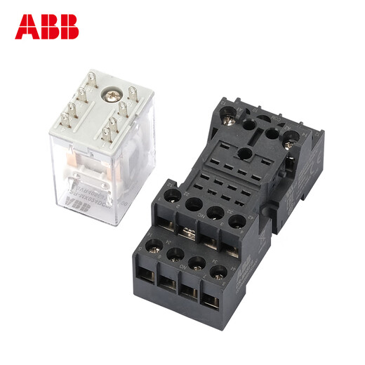 ABB middle small relay CR-MX230AC2L AC 8-pin CR-MX024DC4L DC 14-pin electromagnetic CR-MX024DC4L