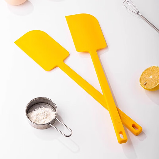 Ten-color life silicone spatula extra large all-in-one high temperature resistant cake cream food grade shovel smoothing mixing tool baking