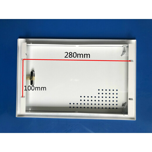 300400多媒体信息箱面板200家用弱电箱盖板350网络线集线大号 只是一个锁扣