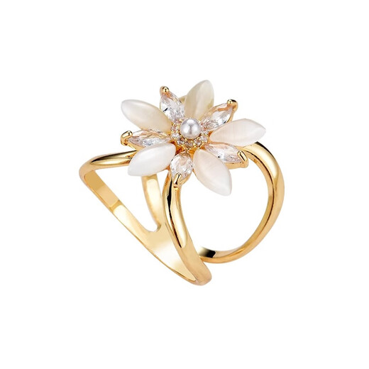 Zuoou silk scarf button high-end shirt shirt streamer bow fixed button scarf clothes corner knotted button 2025 new style cat's eye gold