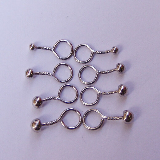 Yubo Workshop Pt990 Platinum Small Dot Earrings Student Work Invisible Ear Acupuncture Mushroom Versatile PT990 Platinum 0.22g Dots