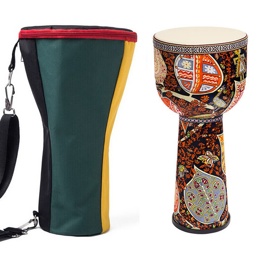 Acacia Vogel afrikanische Trommelbeschlusses Imitation Leder Handtank Licht 10-Zoll-Stoffhandtank
