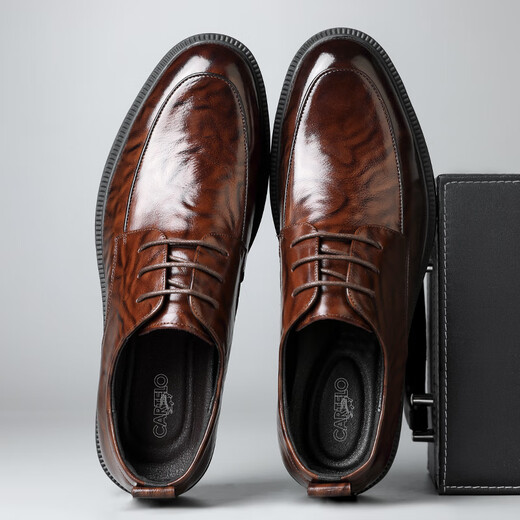 Cartelo British Hand-Hand Head Saper Whide Hombres Menores Hombres de cuero para hombres Choices de cuero para hombres Color 9735 Brown 43