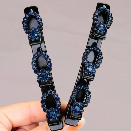 Chimera (CHIMERA) 2 pieces forehead bangs braiding artifact high-end rhinestone side hairpin duckbill hairpin girl birthday gift