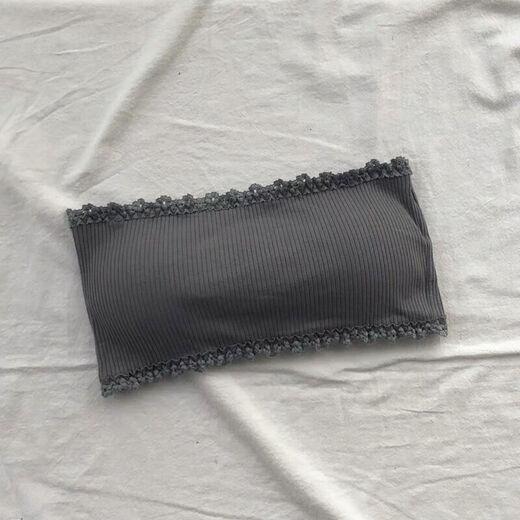 Hunter Invisible Underwear Women's Strapless Beautiful Back Bra No Wires Sexy Anti-Exposed Breast Wrapped Top Black Single Piece One Size 80-120Jin Jin is equal to 0.5 kg