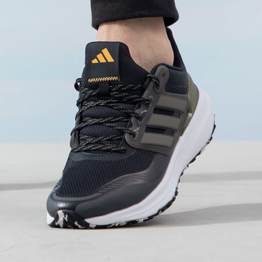 
ADIDAS Adidas men's shoes 2024 spring season new sports shoes low top lightweight comfortable cushioning IF4839/black and white 39