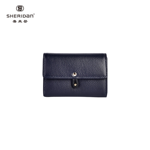 Sheridan Sheraton Kartenbeutel, modische Top-Layer-Kowide, lange Multi-Karten-Gutschein-Brieftasche, große Kapazitätsmodik-Clip-Kartenabdeckung, Blau