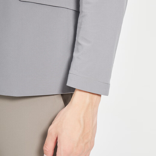 Lilang Light Fody Herrenkleidung [leichter Haut Klimaanlage] Neuer Anzug Männer Ultra-dünner Hautanzug Jacke Q4xkf41 Hellgrau 175a