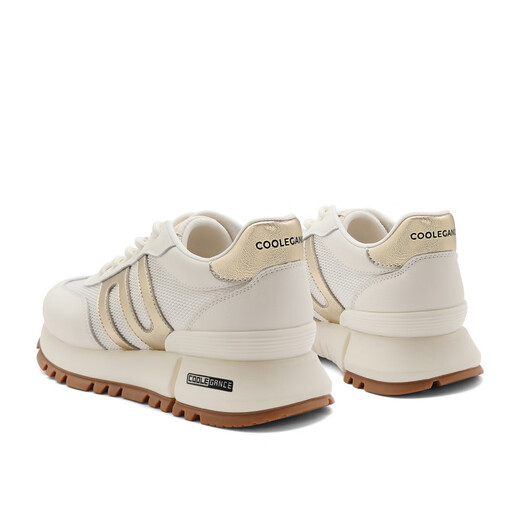 Belle Zhou Yutong's same style Xiaojingan Forrest shoes women's shopping mall same style casual shoes A8D1DAM4 beige 37