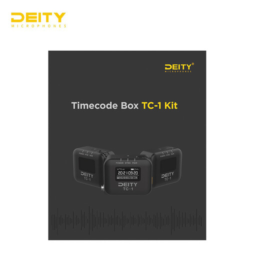 DEITY TC-1 time coder microphone video recording radio compatible with long battery life compact and lightweight remote APP control interconnected multi-camera time code synchronization time code Time Code (suite version)