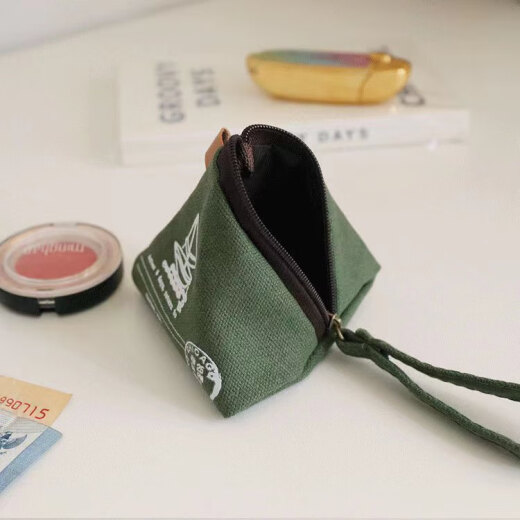 Vanciman Paul Tower Personalized Retro Zongzi Coin Wallet Cute Mini Canvas Bag Coin Bag Women Storage Key Bag Men Train